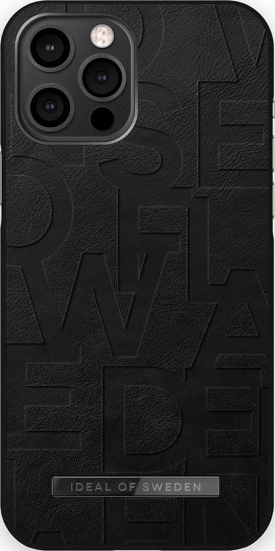 Ideal of Sweden Fashion Case Atelier iPhone 12 Pro Max IDEAL Black