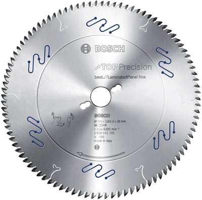 Bosch - Cirkelzaagblad Top Precision Best for Laminated Panel Fine 350 x 30 x 3,5 mm, 108