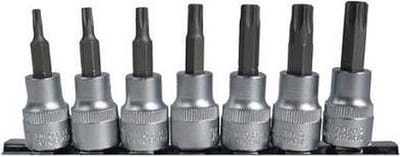 BGS Dopsleutelbitset 3/8 Torx T15 - T50, 7 delig