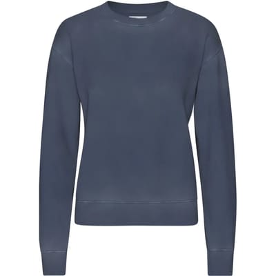 Dames sweatshirt met ronde hals Colorful Standard Classic Organic Neptune Blue