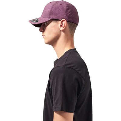 Urban Classics - Melange Flexfit pet - S/M - Rood