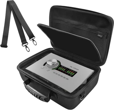 Audio Interface Opbergtas voor Universal Audio Apollo x4 Gen 2 - Bescherming, Draagriem en Essentials voor Daily Gebruik
