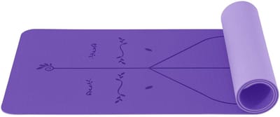 Allecto - Yogamat - Sportmat - Antislip - 183 x 61 cm - Huidvriendelijk - Fitnessmat - Geschikt voor yoga en pilates