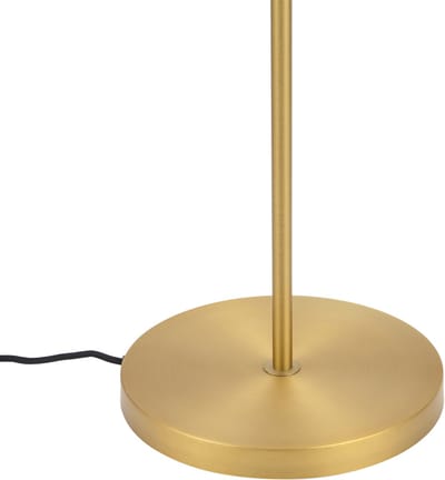QAZQA domo - Moderne Vloerlamp | Staande Lamp - 1 lichts - H 150 cm - Brons - Woonkamer | Slaapkamer