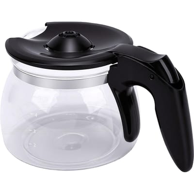 Carafe à café de remplacement 750 ml 5 tasses Résistante à la chaleur Poignée robuste Cafetière Remplacement gray