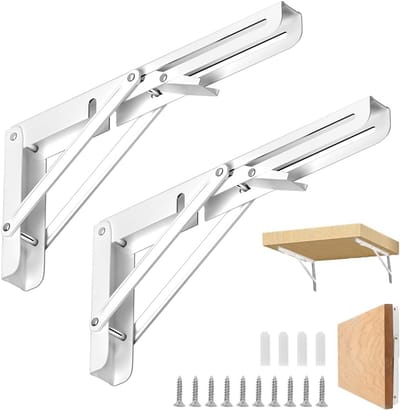 Klapconsole Set van 2 - Zwaar Belastbaar 200 mm - Ruimtebesparende Hoekplankdrager