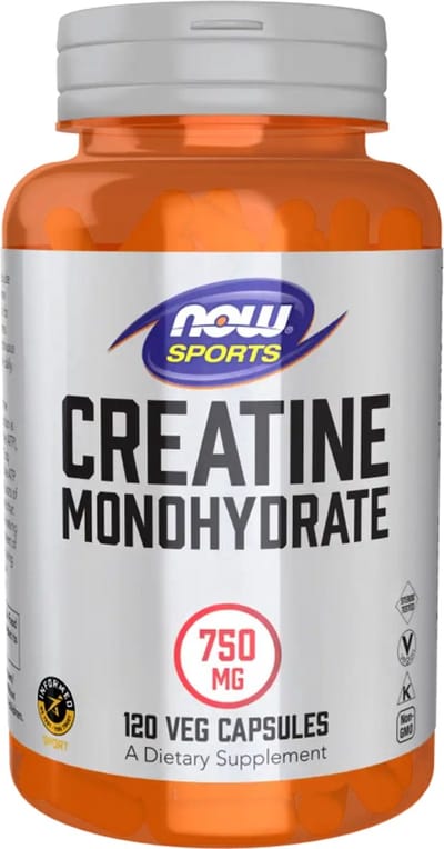 Creatine Monohydraat 750mg Now Foods 120caps