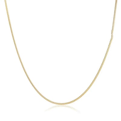 Livano Ketting - Heren - Staal - Nep zilver - Met Hanger - Nep Goud 45cm