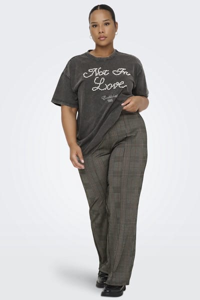 ONLY CARMAKOMA - CARFINE LONG FLARED PANTS JRS - Dames - Leggings