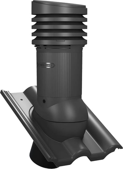 Dakdoorvoer Ventilatie - Ventilatieschoorsteen Ontluchter - Dak Ontluchten - Geïntegreerde Waterpas - DN150 - Antraciet