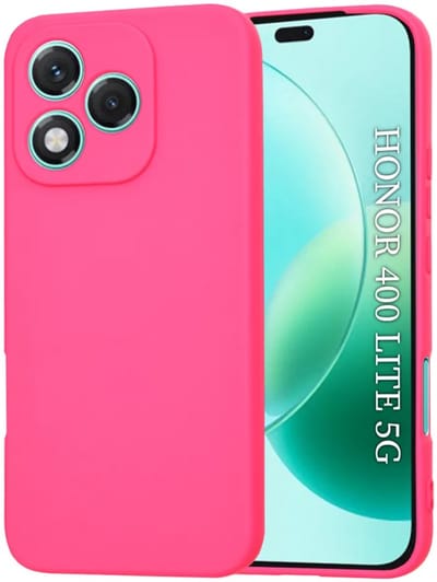 Hoesje geschikt voor HONOR 400 Lite - Techsuit Soft Flex Silicone Back Cover - Hot Pink