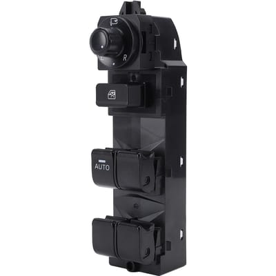Elektrische Raambediening Hoofdschakelaar KF33 66 350 Linker Bestuurderskant Elektrisch Raam Glaslifter Schakelaar Vervanging Voor CX 5 2016 black