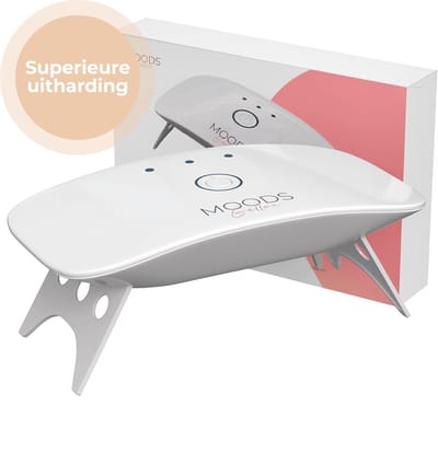 Moods Gellac - Compacte Nagellamp- UV Lamp Gelnagels - Gellak Lamp - Mini Nageldroger - Makkelijk Mee te Nemen - Wit