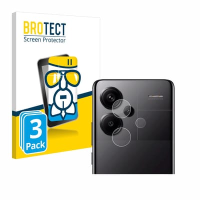 Screenprotector 3 Stuks voor Xiaomi Redmi Note 13 Pro+ 5G (ALLEEN Camera Lens) Beschermglas transparant
