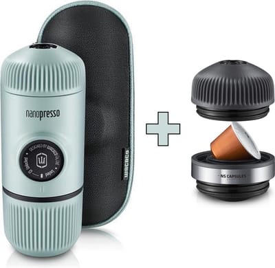Wacaco - Nanopresso - Artic Blue - Nanopresso NS adapter - Combi Set Variant