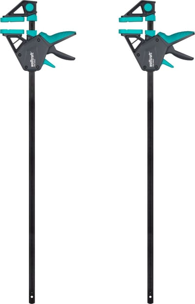 wolfcraft - 2 Lijmklemmen PRO ERGO - 700 mm - 8677060