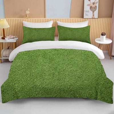 Nature's Meadow Beddengoed 3-delige set kingsize tweepersoonsbed beddengoedset microvezel of polyester dekbedovertrekset slaapkamer beddengoedset AU Single(140x210cm)