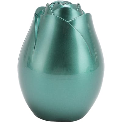 Ringdoos in de vorm van een roos Zachte flocking binnenkant Sieradenbescherming Vintage ringdoos voor bruiloft gray