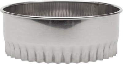 Ronde RVS Uitsteker 11,4 cm - Professionele Koekjesvorm in Roestvrij Staal