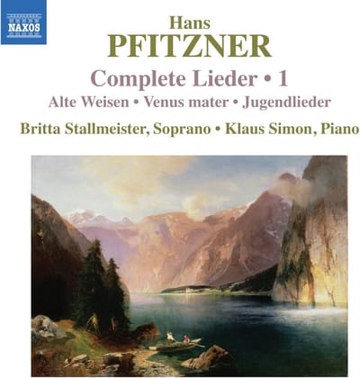 Britta Stallmeister & Klaus Simon - Pfitzner: Complete Lieder Volume 1 (CD)