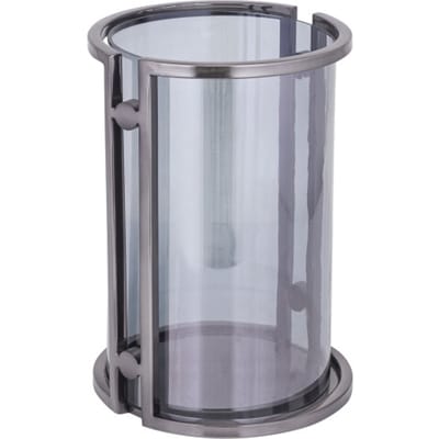 PTMD - Windlicht Jarie - Zwart - 23x23x33cm