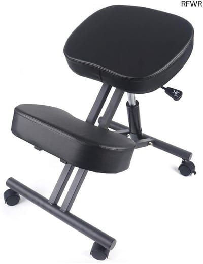 Ergonomische Kniekruk - Houdingsstoel - Comfortabel Zitten - Verstelbare Hoogte - 70 cm - Zwart