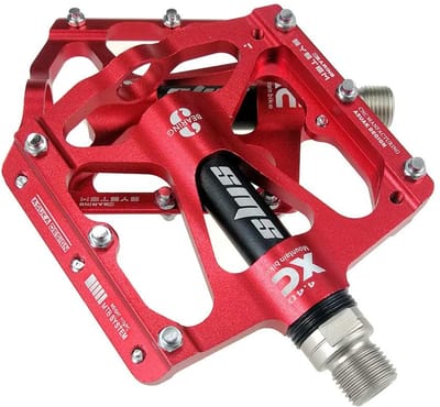 Dailygoods- Fietspedalen Hoge Kwaliteit - Aluminium Legering - Antislip - Lichtgewicht - 9/16 Inch Cr-Mo Stalen As - Geschikt voor BMX/MTB/Racefiets/Stadsfiets - Fiets Pedalen