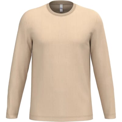 iDeal Basic Brand iDeal150 uniseks T-shirt LSL IB313 - Ideal Sand - S