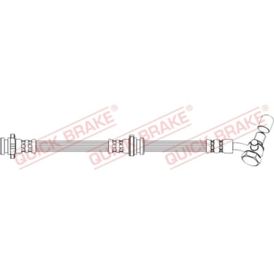 Remleiding QUICK BRAKE 50.749X, rechts
