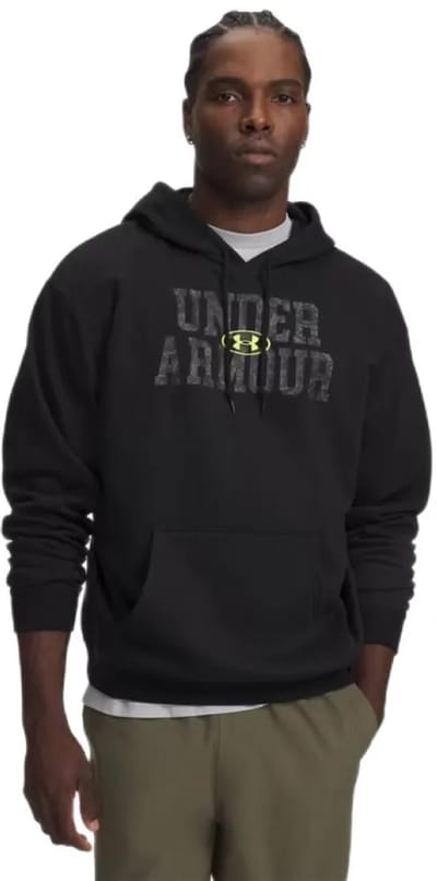 Under Armour Rival Fleece Camo Fill Hoodie Zwart S / Regular Man