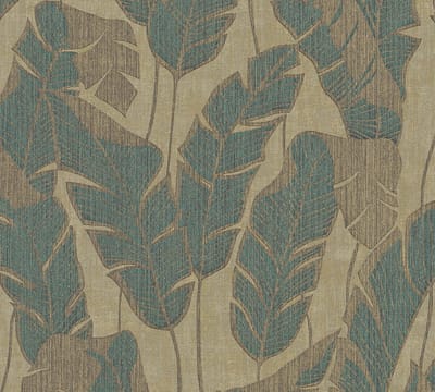 JUNGLE BLADEREN BEHANG | Botanisch - Beige Groen Zwart - A.S. Création Jade 2