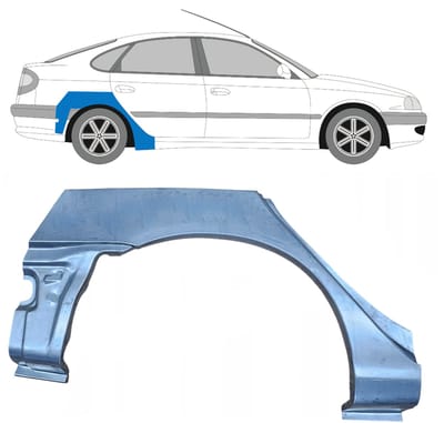 Reparatiepaneel achterspatbord voor Toyota Avensis T22 1997-2003 / Rechts