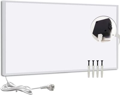Wandverwarming - Elektrische verwarming - Snelle verwarming - Energiezuinig - 600 x 1200mm - Wit