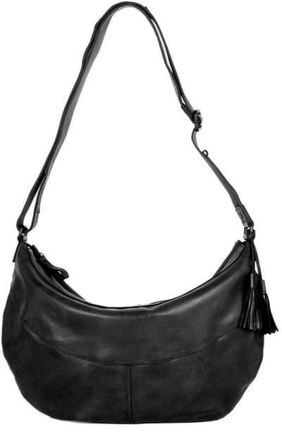 Leren Crossbodytas - Sian - Zwart