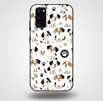 Smartphonica Telefoonhoesje voor Samsung Galaxy S20 met honden opdruk - TPU backcover case honden design geschikt voor Samsung Galaxy S20