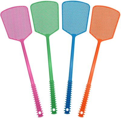 Purepeak XL Vliegenmepper Set 4 Stuks - Vliegenmeppers - Vliegenverjager voor op Tafel