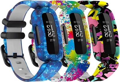 Zachte Silicone Vervangende Armbanden voor Kinderen, Sportieve en Verstelbare Polsbanden voor Fitbit Ace 3, Geschikt voor Kinderen van 6 Jaar en Ouder