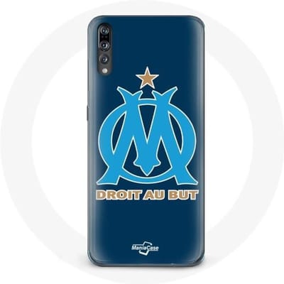 Coque - MANIACASE - Huawei p20 - Souple - Marseille OM - Bleu bleu