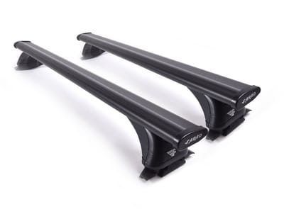 Dakdragers geschikt voor Cadillac SRX 2005-2009 gesloten dakrailing - Aluminium - Hoog laadvermogen 100kg - Wingbar - Zwart - Merk Farad