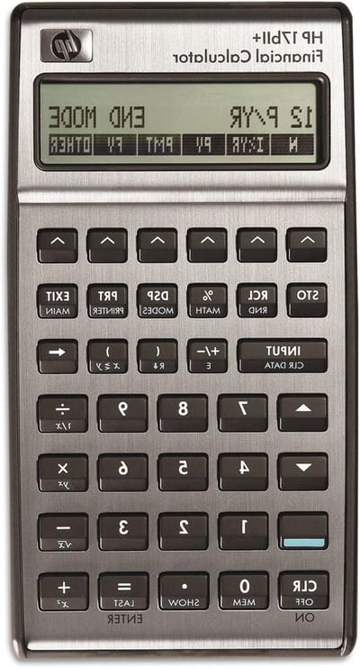 Financiële Rekenmachine - Zakelijke Calculator - Financiële Berekeningen - Meer dan 250 Functies - 2-Rijig LCD - Zilver