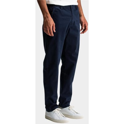 Butcher of Blue Tristan Sateen Chino Alaska Blue Size: S | Chinos Outlet | Heren | Blauw