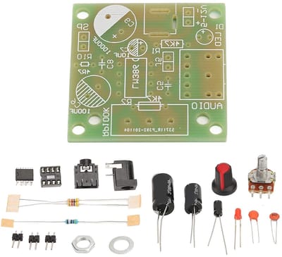 Audio Versterker Kit - Mini Module - Muziek Afspelen - Stabiele Printplaat - 37x41mm - Groen