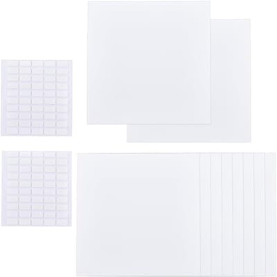 Afdekplaten - Muurdecoratie - Gaten Verbergen - Stevig Kunststof - 10 Stuks - Wit
