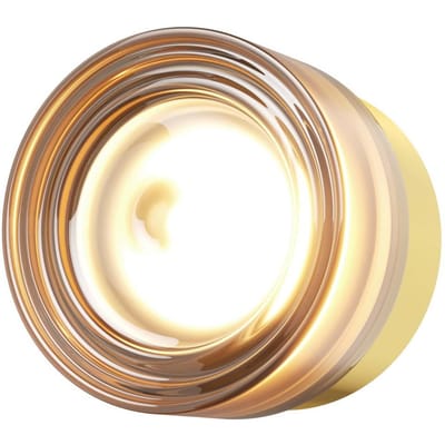 Maytoni OLO LED wandlamp, messing/amber glad, Ø 13 cm, CCT