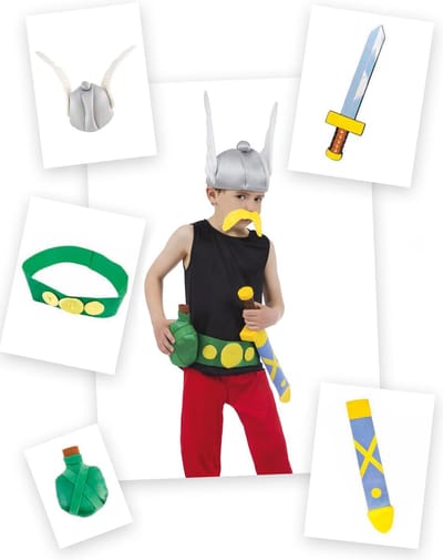 CHAKS - Asterix verkleedset met 5 accessoires