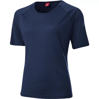 Loeffler Merino-tencel Cf T-shirt Met Korte Mouwen Blauw XL Vrouw