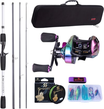 Nivard Visspullen - Viskoffer - Tacklebox - Kunstaas - Vis Accessoires - Hengelsport - Spullen - Roofvis - Karper - Snoek - Veelkleurig Rechterhand