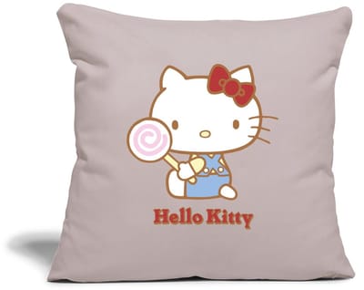 Hello Kitty Met Een Lollipop Sierkussenhoes, 45 x 45 cm