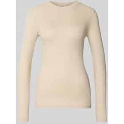 Slim fit longsleeve van katoenmix