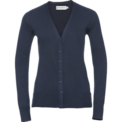 Russell Collectie Dames/Dames V-hals Gebreid Vest (Franse marine)